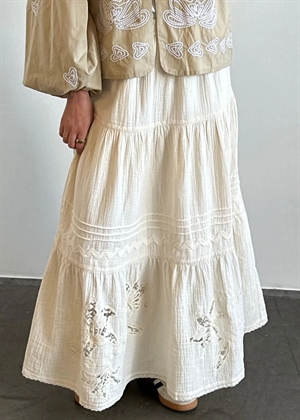 Tarsila skirt Offwhite Sissel Edelbo 